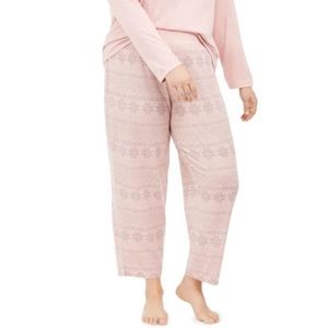 Charter Club Winter Fairisle Pants Pajamas NWT Size Small